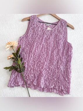 Vintage silk crinkled blouse.